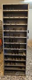 scaffale caselle metallico