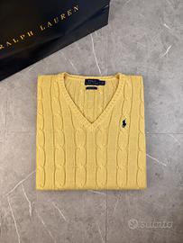 Maglione Ralph Lauren Treccia Scollo V Size- M