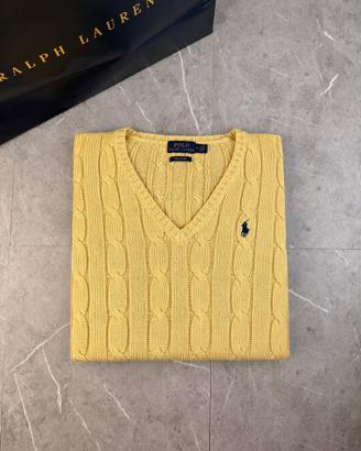 Maglione Ralph Lauren Treccia Scollo V Size- M