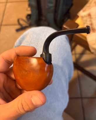 Pipa Brebbia linea "Prima" in radica liscia