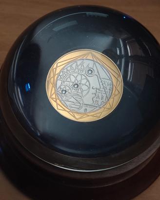 Medaglia Oro e Titanio "Titania 2000" IPZS