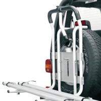 Portabici alla ruota di scorta per fuoristrada