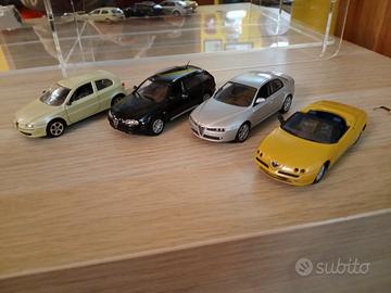 lotto 4 modelli alfa romeo no mebetoys politoys 