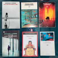 Lotto 6 Libri Emmanuel Carrere