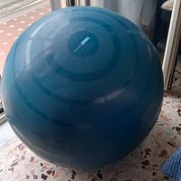 palla per ginnastica pilates colore azzurro 
