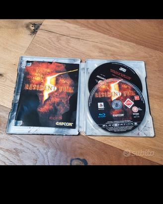 resident evil 5 ps3 steel book 