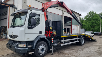 Renault Midlum 300.18 rampe+gru+verricello Euro 5