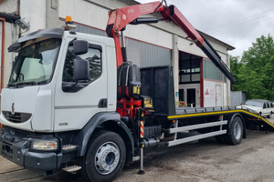 Renault Midlum 300.18 rampe+gru+verricello Euro 5