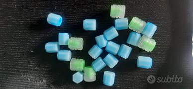 Cappuccio valvole bici - auto - moto fluorescenti