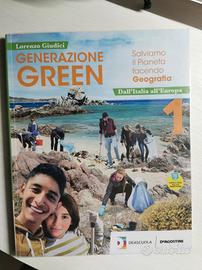 libro geografia prima media Generazione Green