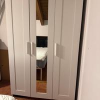 Guardaroba a 3 ante IKEA BRIMNES Bianco