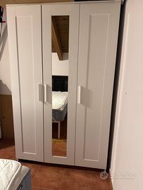Guardaroba a 3 ante IKEA BRIMNES Bianco