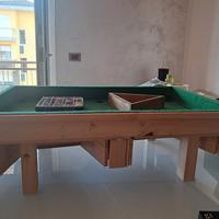 Biliardino artigianale da tavolo