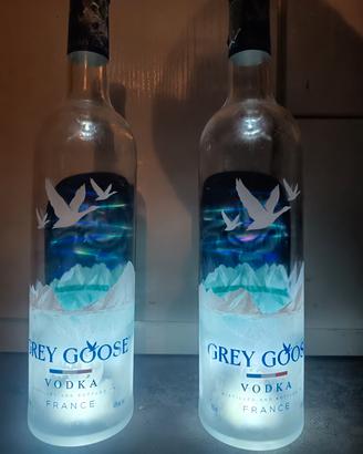 bottiglie grey goose vuote