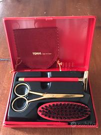 Set vintage rasatura da viaggio