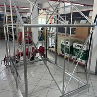 Serra interamente in alluminio e policarbonato