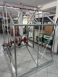 Serra interamente in alluminio e policarbonato