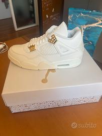 Jordan 4 metallic gold