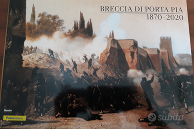 Francobolli 150 bersaglieri breccia porta pia