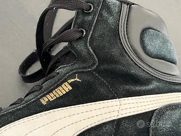 Sneakers Puma alte nere suède camoscio 39