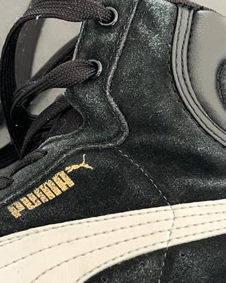 Sneakers Puma alte nere suède camoscio 39