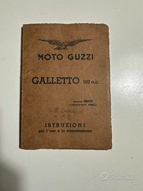 Libretto uso e manutenzione galletto  moto guzzi