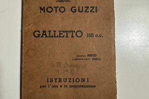Libretto uso e manutenzione galletto  moto guzzi