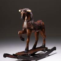 Cavallo a dondolo anni 50