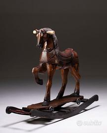 Cavallo a dondolo anni 50