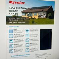 Pannelli Fotovoltaici Mysolar 425W - NUOVI