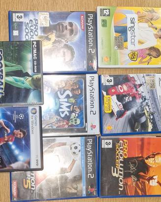 Giochi Playstation 2 e per pc - 5 euro al pezzo