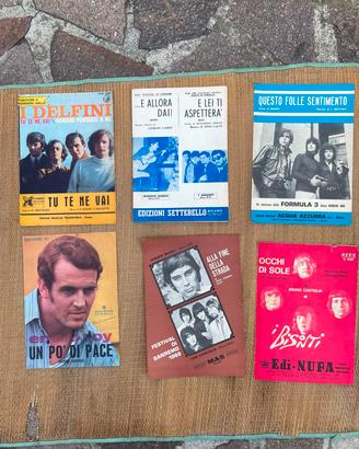 spartiti musicali anni 60 
