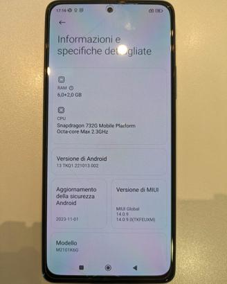 Smartphone Xiaomi Redmi Note 10 Pro M2101K6G