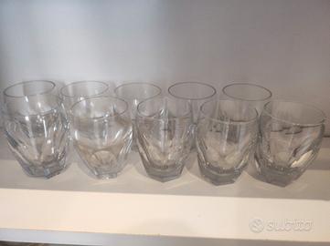 set bicchieri cristallo