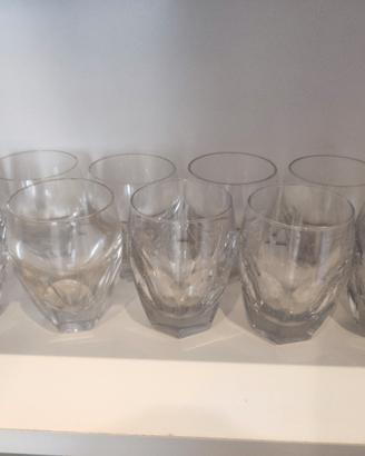 set bicchieri cristallo