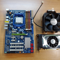 AMD Athlon 3000 + 8gb DDR2 + SLI GTX 550 TI