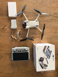 Dji Mini 3 + Dji RC con schermo