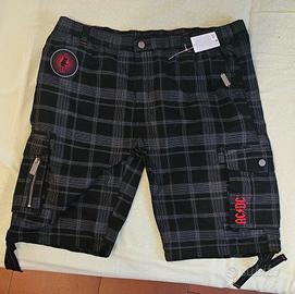 pantaloni corti AC DC bermuda XXL