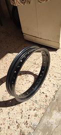 CERCHIO Lama MOTO IN ALLUMINIO Nero 17 '' X 2,50 -