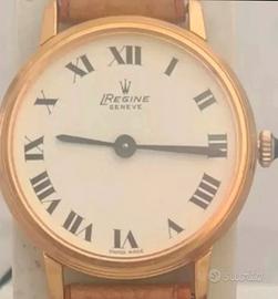 NUOVO Orologio Unisex Regine Oro elettroplaccato 