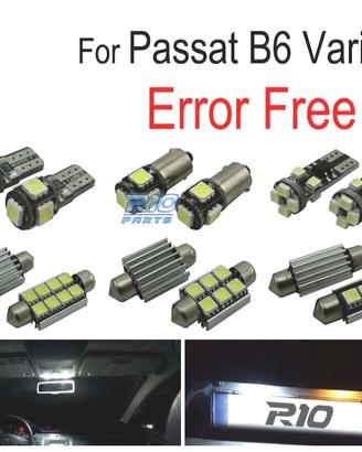KIT 19 LAMPADE LED INTERNE PER VOLKSWAGEN VW PASSA