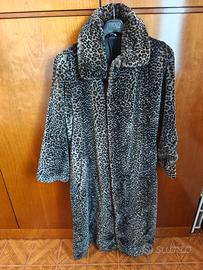 Cappotto Animalier Lungo Leopardato