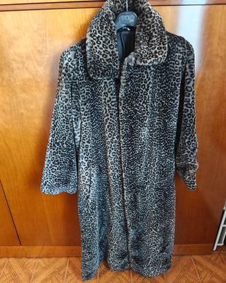 Cappotto Animalier Lungo Leopardato