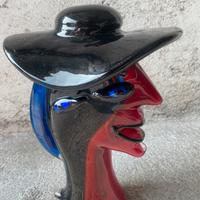 Scultura MURANO TOSO 1950 "P.P." Prova Personale -
