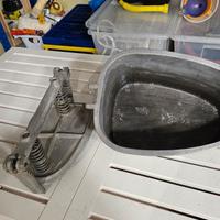 vecchio attrezzo per prosciutto 