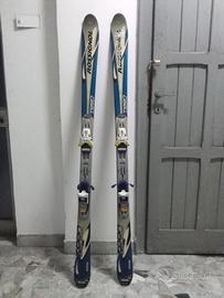 Sci: Dynamic VR 21 165 cm ;  Rossignol Toon cm 155