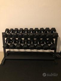 Coppia manubri 17,5 kg Lacertosus Training