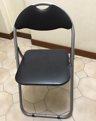 Sedia pieghevole imbottita