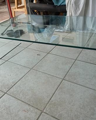 Tavolino cristallo fiam anni 80