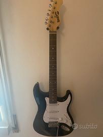 Chitarra elettrica rockjam nero lucido